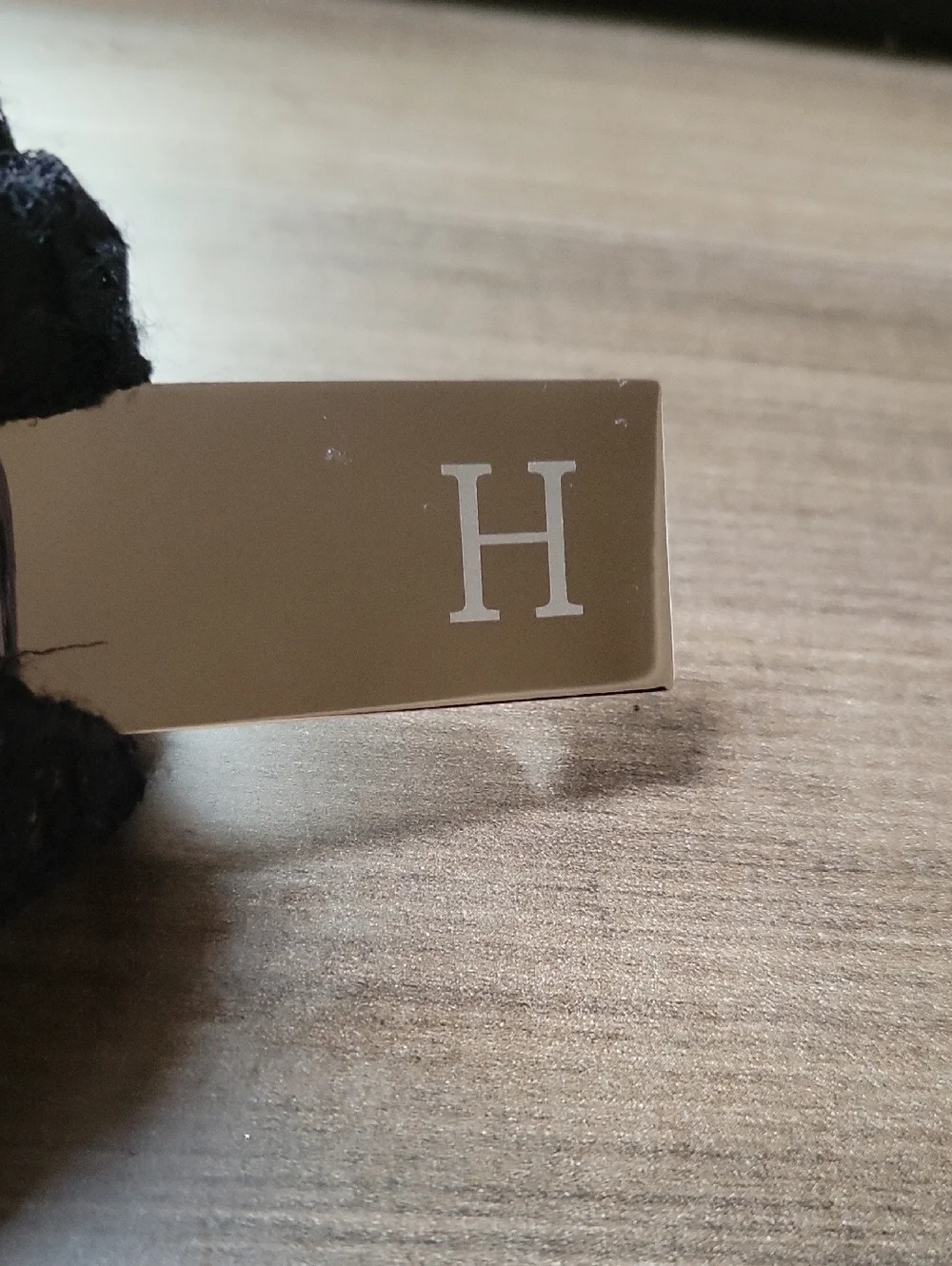 Silver Metal Money Clip With The Letter H